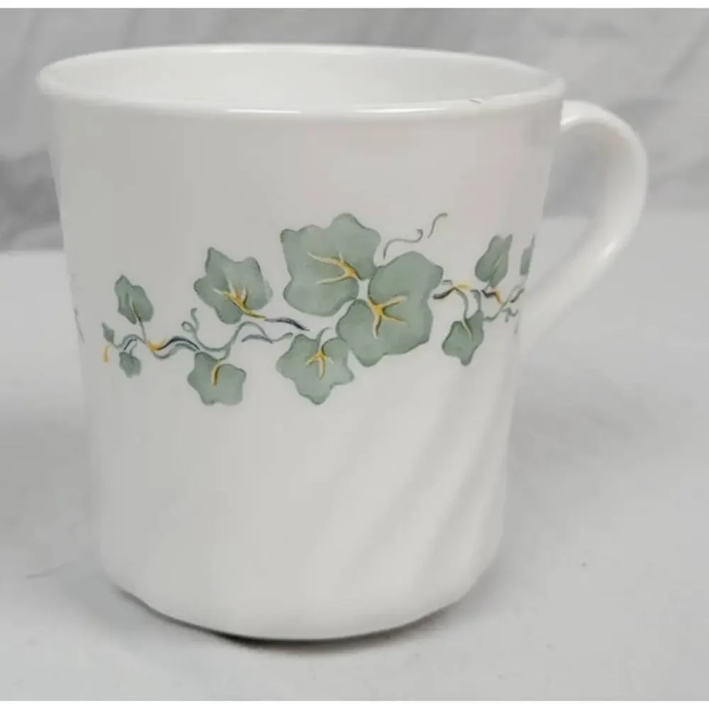 Corning Ware Corelle Callaway Swirl Ivy Tea Coffee Cup Mug